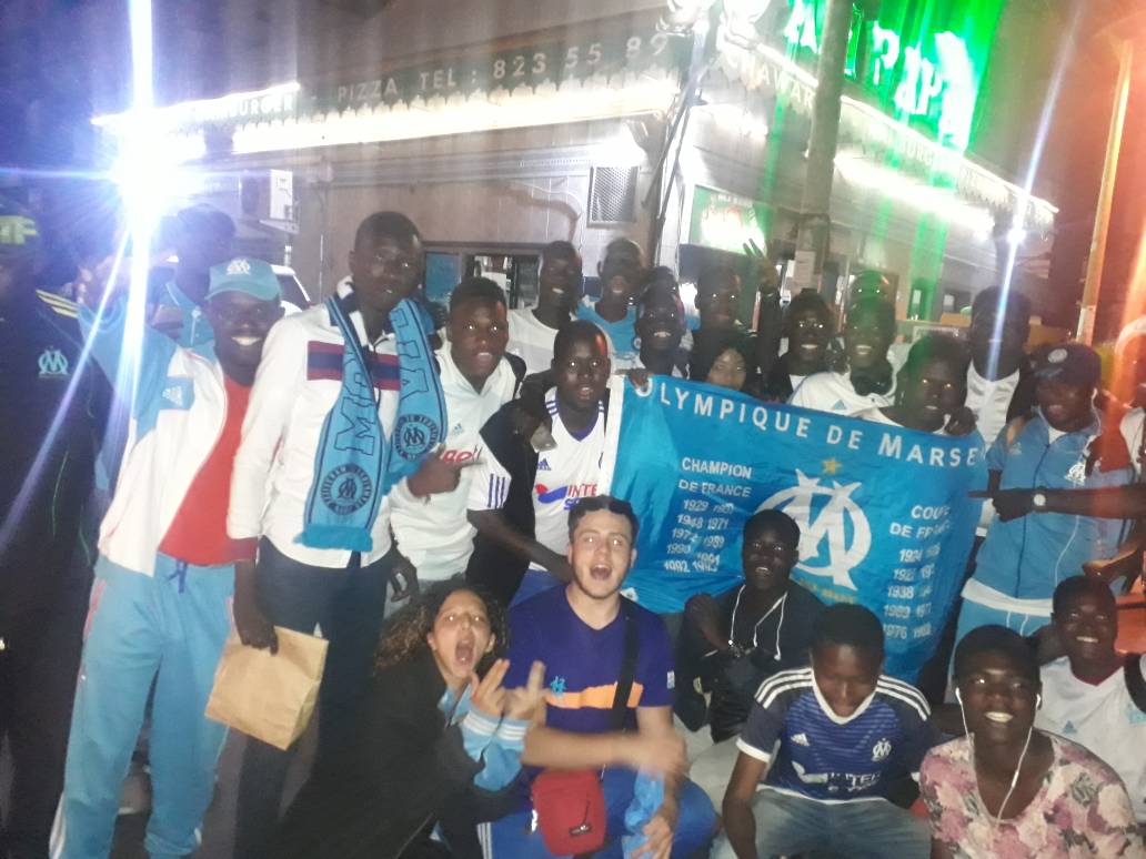 Finale Europa League OM / Atlético : Les supporters sénégalais de l'Olympique de Marseille se mobilisent pour la victoire