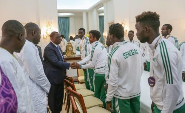 Macky Sall a reçu l'équipe nationale de mini-foot