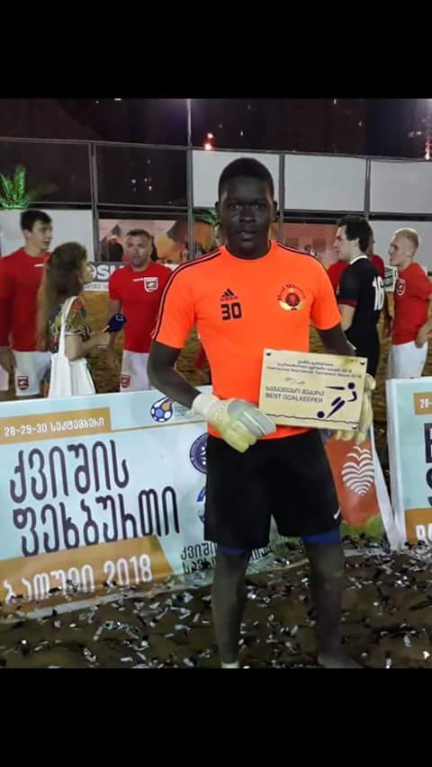 Beach Soccer : Alseyni Ndiaye, meilleur gardien de but en Allemagne