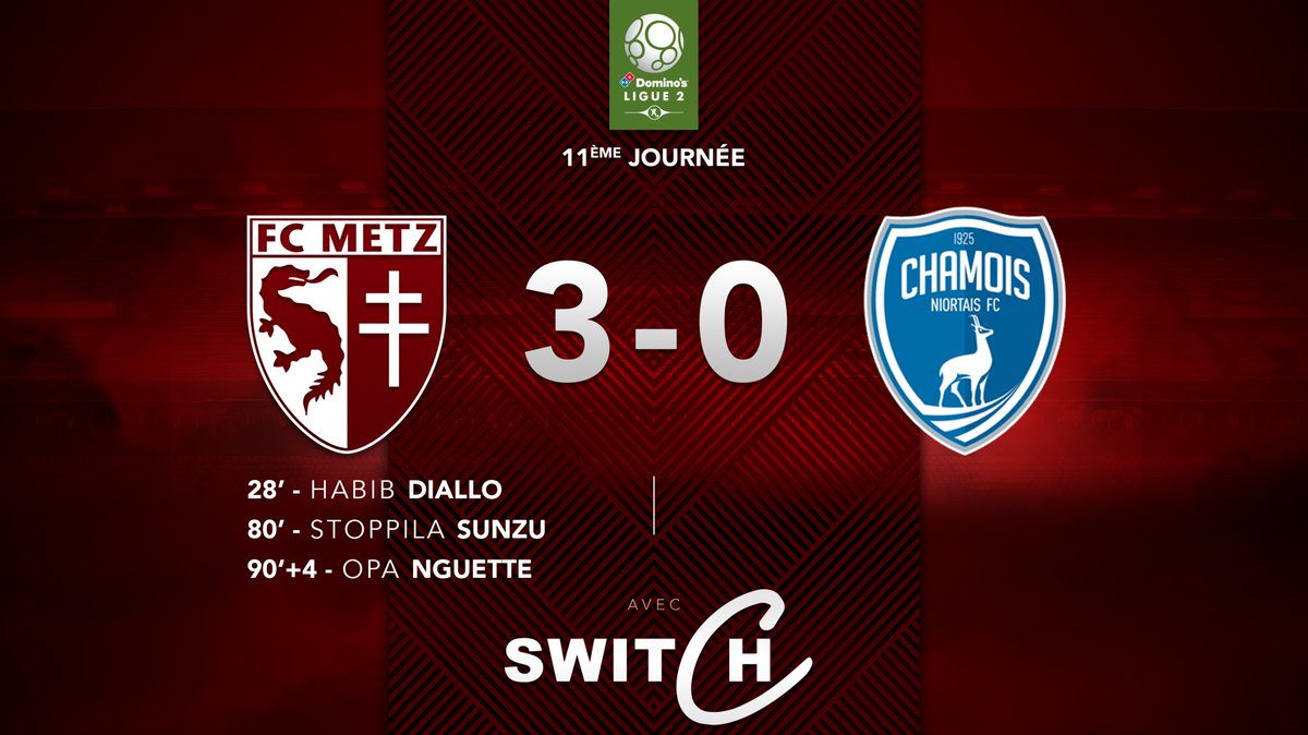 Ligue 2 : Metz bat Niort avec un doublé des Sénégalais