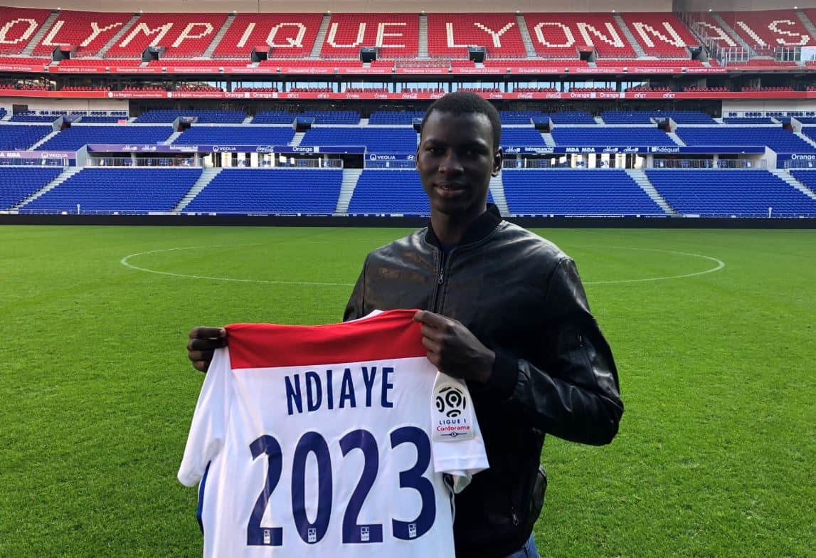 Olympique de Lyons : Ousseynou Ndiaye formé par Dakar Sacré-Cœur prolonge jusqu’en 2023