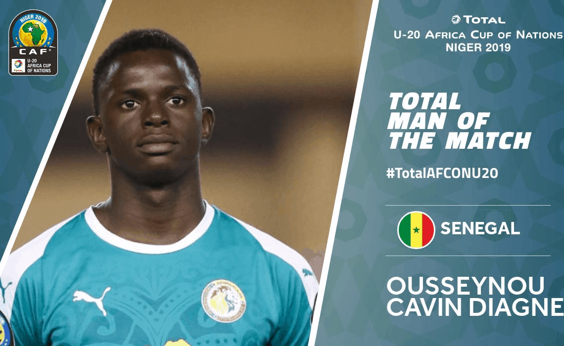 CAN U20 : Ousseynou Niang homme du match