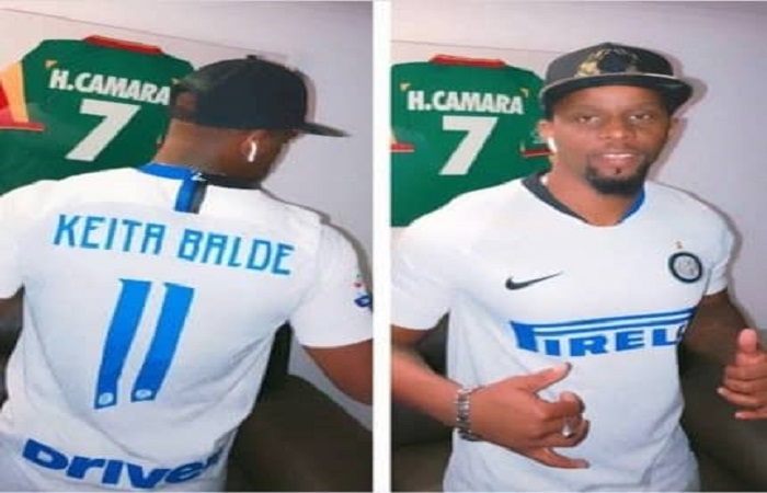 Keita Baldé offre son maillot de l’inter Milan à Henry Camara