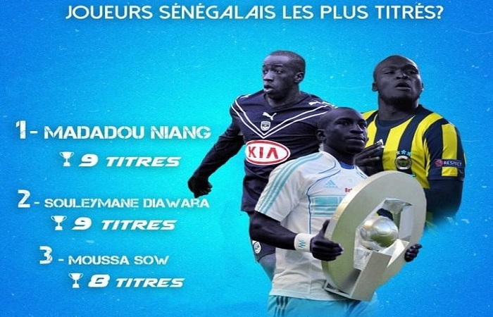 Les joueurs sénégalais les plus titrés : Mamadou Niang et Souleymane Diawara caracolent en tête