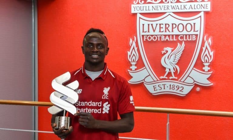 OFFICIEL: Sadio Mané meilleur joueur de Liverpool au cours du mois de Mars