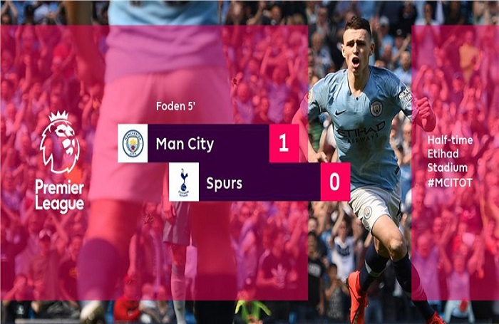 Premier League : City se remet de sa déception de mercredi en battant Tottenham