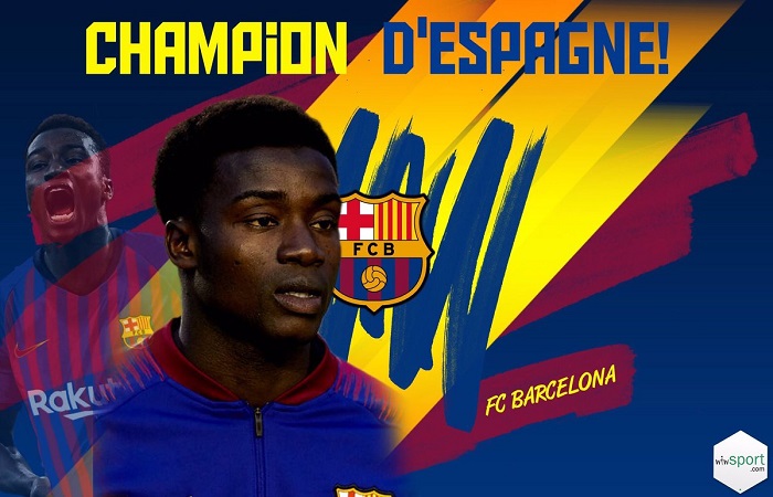 Barcelone : Moussa Wagué, champion  à seulement 20 ans