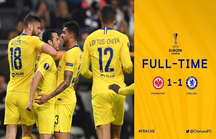 Europa League : Chelsea réalise un bon résultat face à Francfort (1-1)