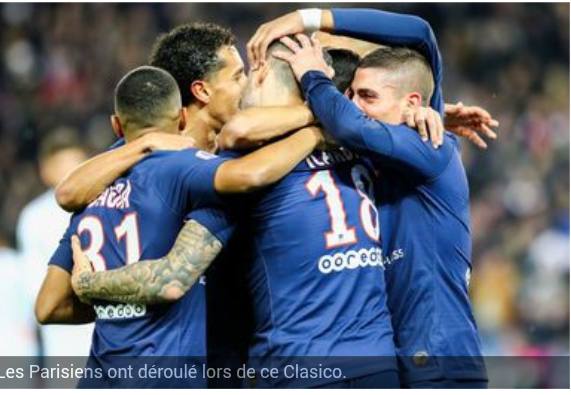 Derby français : Paris SG sans pitié face à Marseille (4-0)