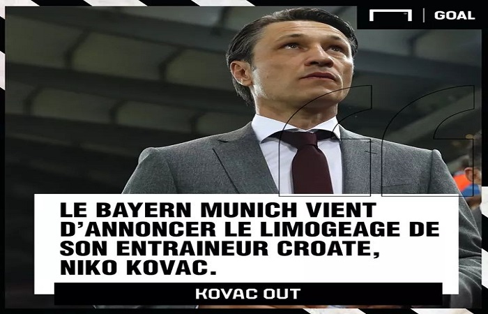 Officiel - Le Bayern Munich se sépare de Niko Kovac après l'humiliation face à Francfort