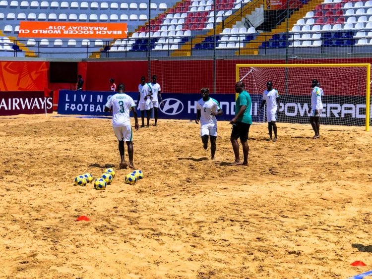 Mondial Beach Soccer:  Infirmerie, entraînement, Ngalla Sylla donne des nouvelles de la tanière