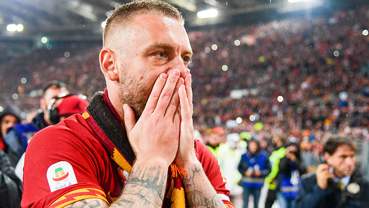 Italie : De Rossi met un terme à sa carrière de footballeur