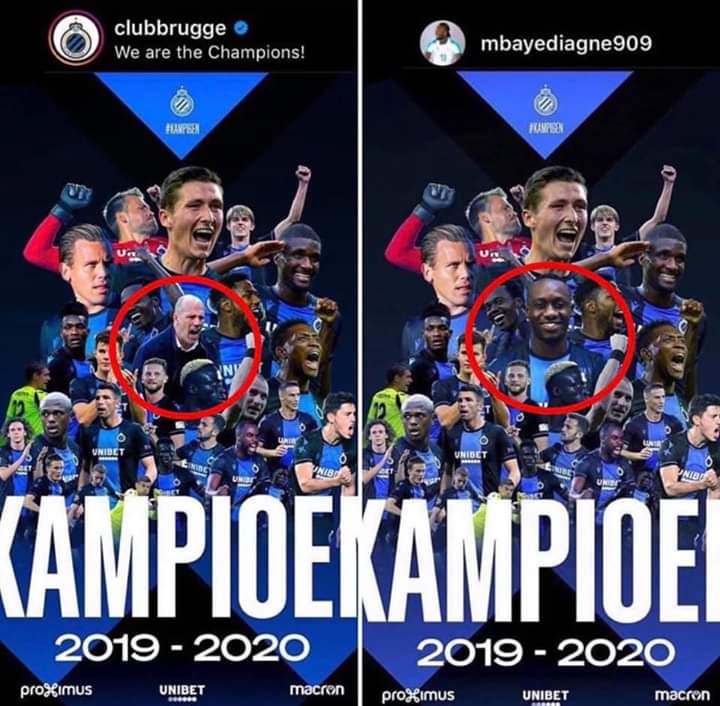 Fc Burges: Zappée sur l'affiche officielle des champions, Mbaye Diagne insère sa photo à la place du coach