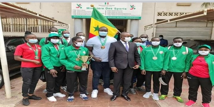 Ministère des Sports : Matar Ba a reçu Mbagnick Ndiaye, récemment champion d’Afrique de judo