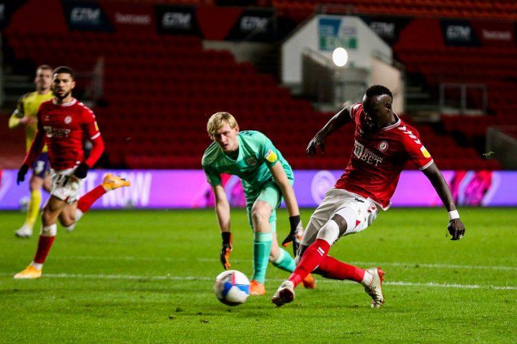 Bristol City : Famara Diédhiou, un doublé en quatre minutes 