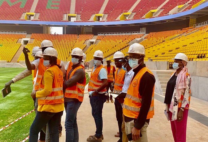 La Caf envoie une mission d’expertise au stade Diamniadio