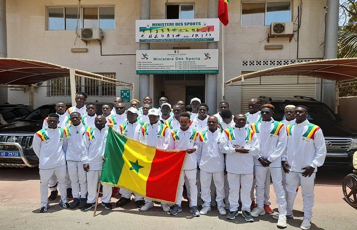 Sourdlympiques 2022: cérémonie de remise du drapeau, Matra Ba dope le moral des Lions