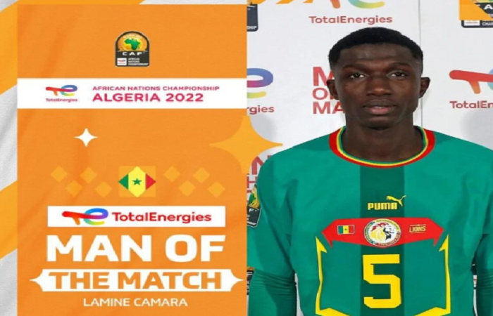 CHAN 2022: Sénégal-Côte d'Ivoire, Lamine Camara élu homme du match