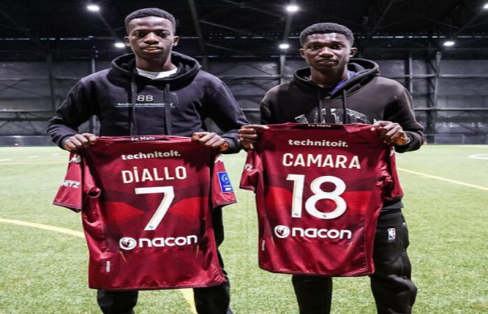 FC Metz : Lamine Camara et Pape Amadou Diallo présentés