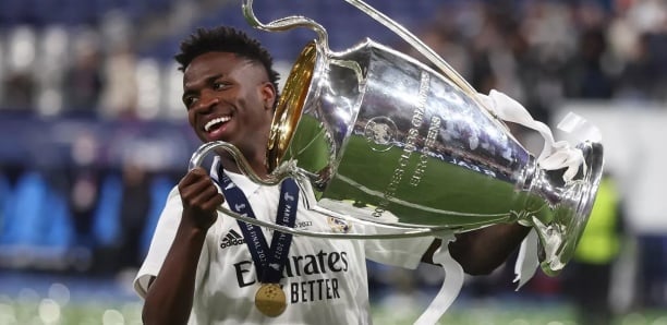 Ligue des champions: Vinicius Junior sacré meilleur joueur de la saison