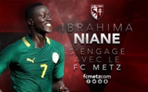 OFFICIEL: Ibrahima Niane rejoint le Fc Metz