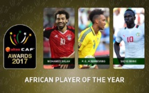 Ballon d’or africain 2017: Mouhamed Salah favori, Sadio Mané pour créer la surprise, Aubameyang aucun espoir