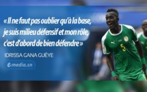 Idrissa Gana Guèye : « C'est au niveau de la maturité que j'ai beaucoup progressé «