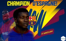 Barcelone : Moussa Wagué, champion  à seulement 20 ans