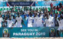 Jeux mondiaux de la plage : Le Sénégal domine le Paraguay (3-0)