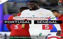 Beach Soccer : le Sénégal bat le Portugal et se qualifie en quart de finale