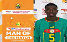 CHAN 2022: Sénégal-Côte d'Ivoire, Lamine Camara élu homme du match