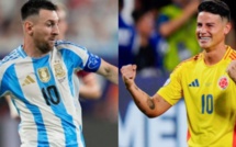 Copa America : Argentine de Messi face à la Colombie de James pour la finale